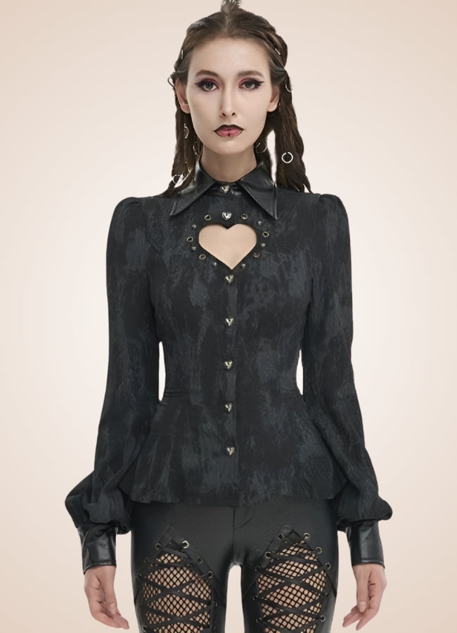 Women's Gothic Punk Shirt - Steampunk Australia