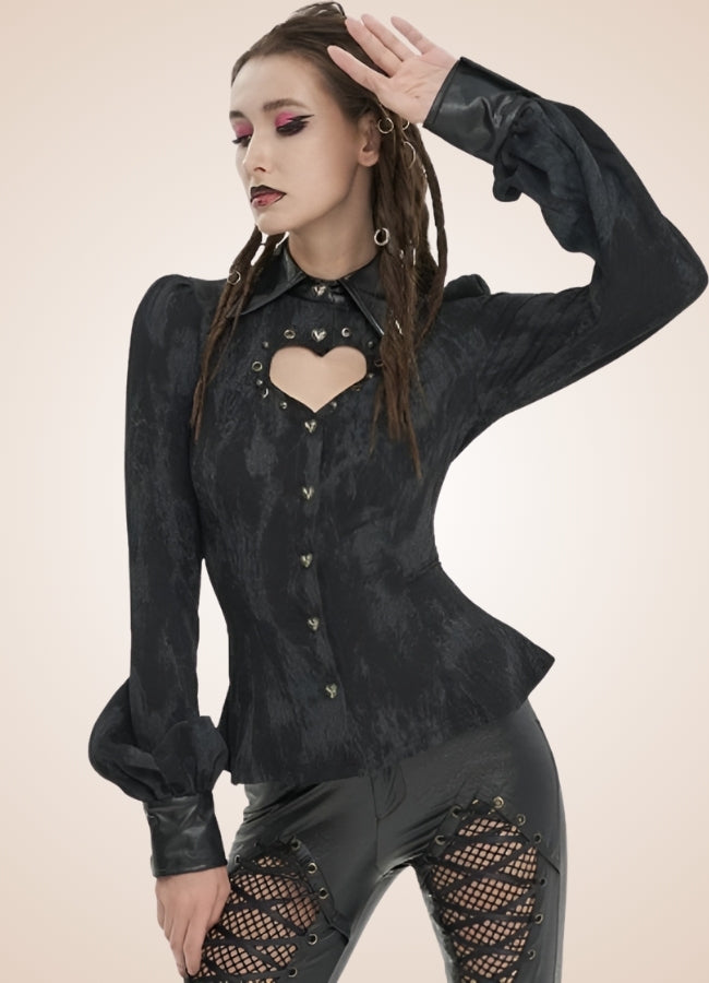 Women's Gothic Punk Shirt - Steampunk Australia