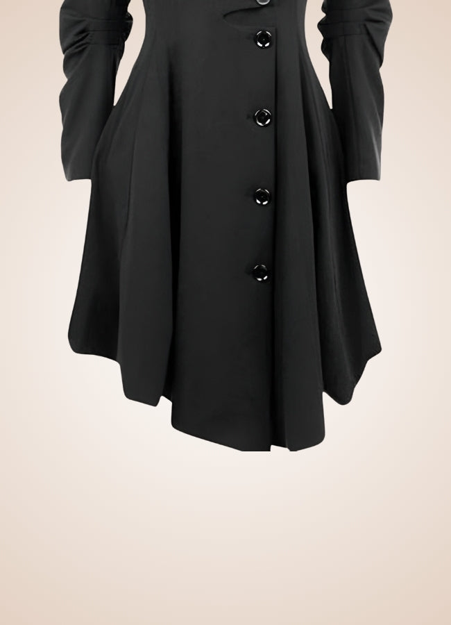 Women's Gothic Trench Coat - Steampunk Australia