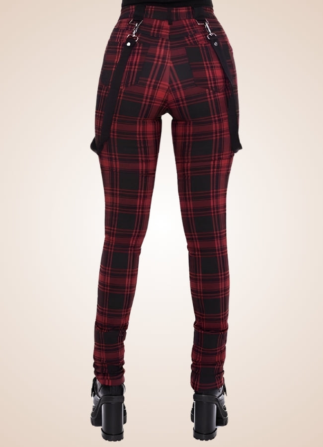 Women's Plaid Steampunk Trousers - Steampunk Australia