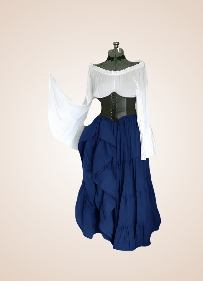 Women's Renaissance Medieval Steampunk Dress - Steampunk Australia