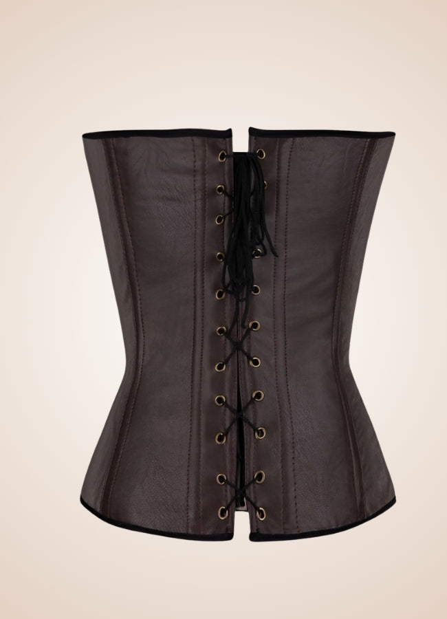 Women's Steampunk Buckled Corset - Steampunk Australia