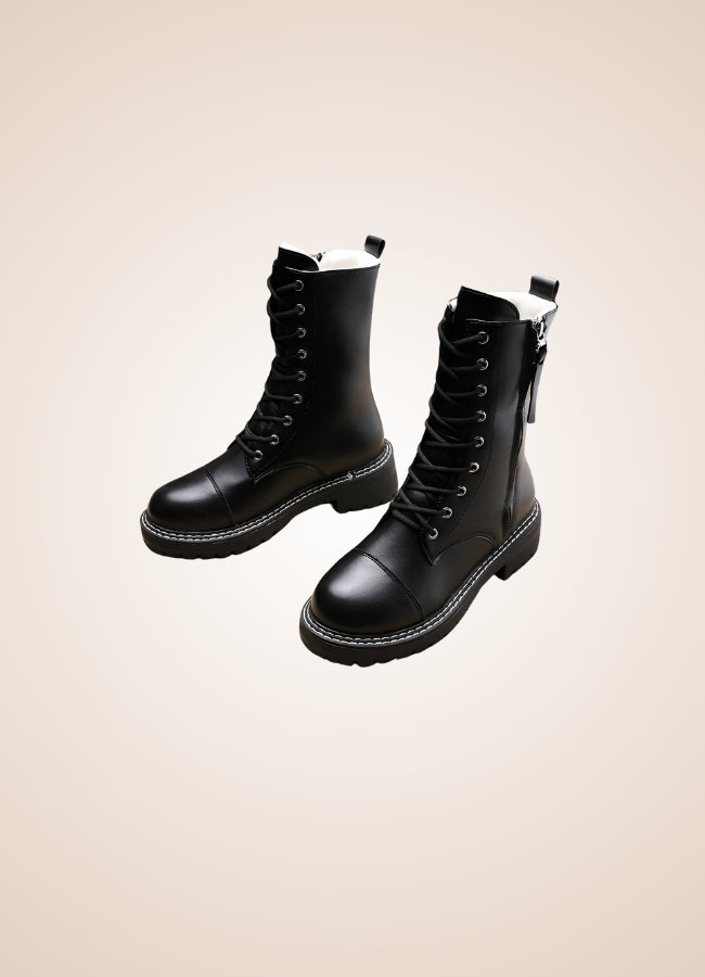 Women's Steampunk Leather Boots - Steampunk Australia