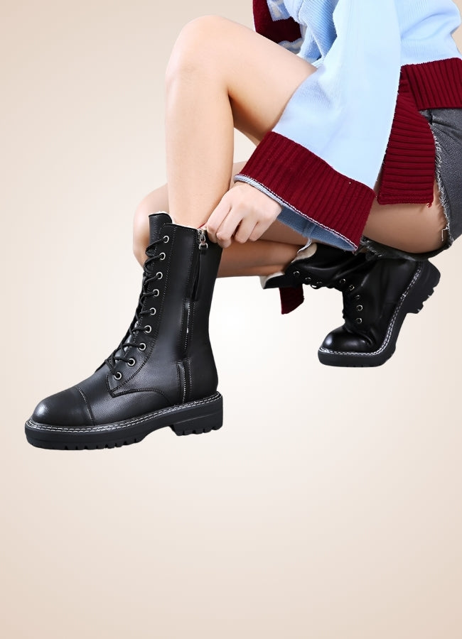 Women's Steampunk Leather Boots - Steampunk Australia