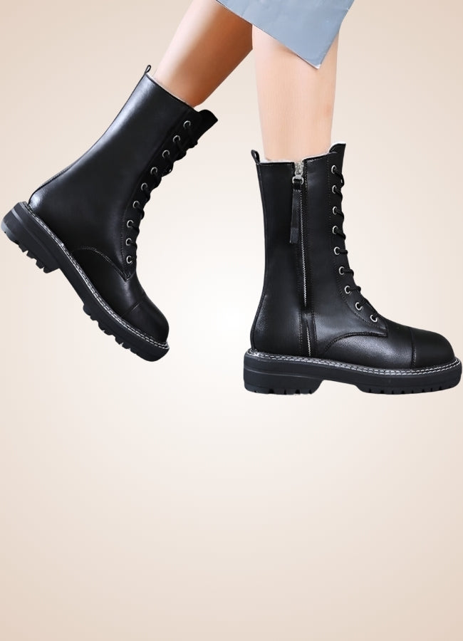 Women's Steampunk Leather Boots - Steampunk Australia