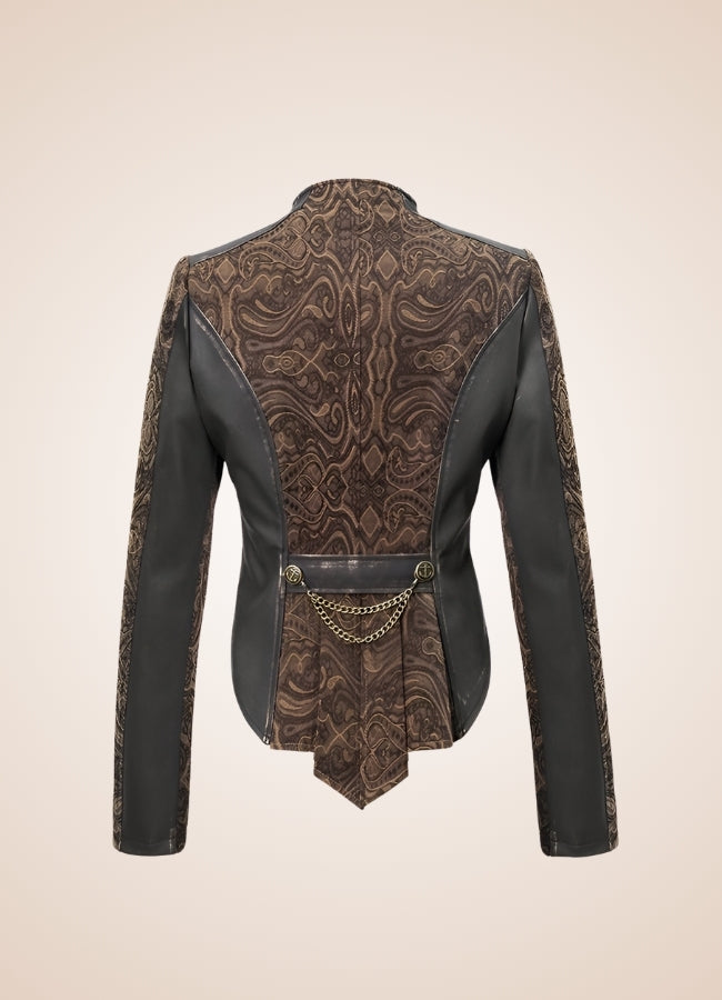 Women's Steampunk Leather Jacket - Steampunk Australia