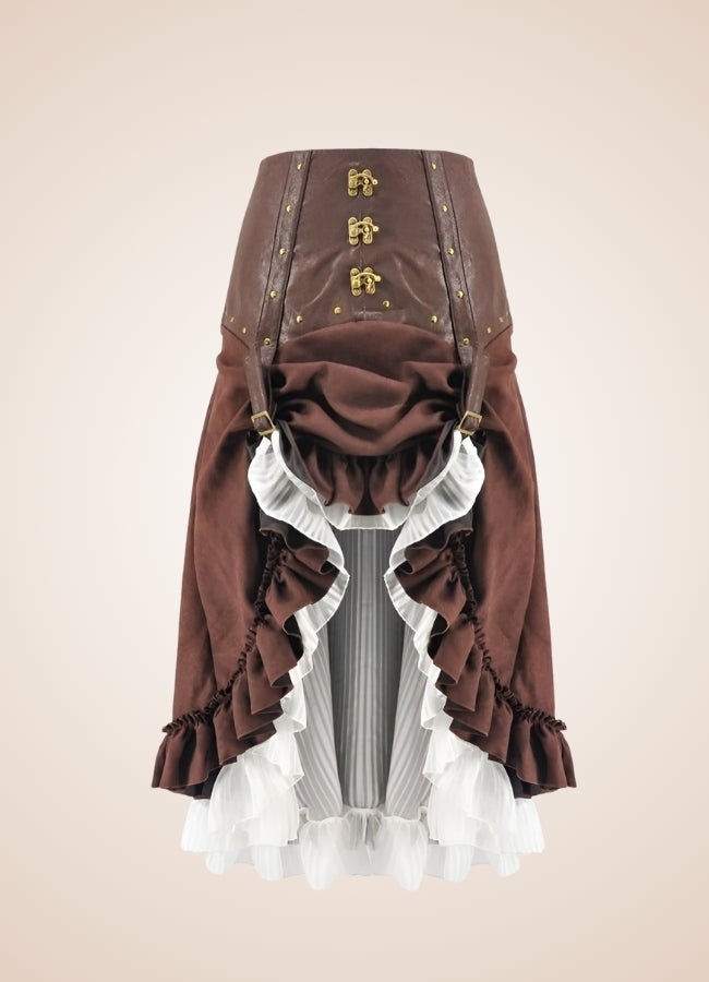 Women's Steampunk Long Skirt - Steampunk Australia