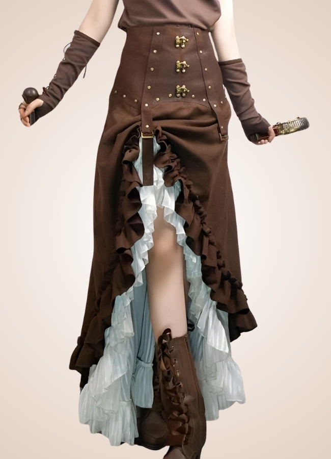 Women's Steampunk Long Skirt - Steampunk Australia