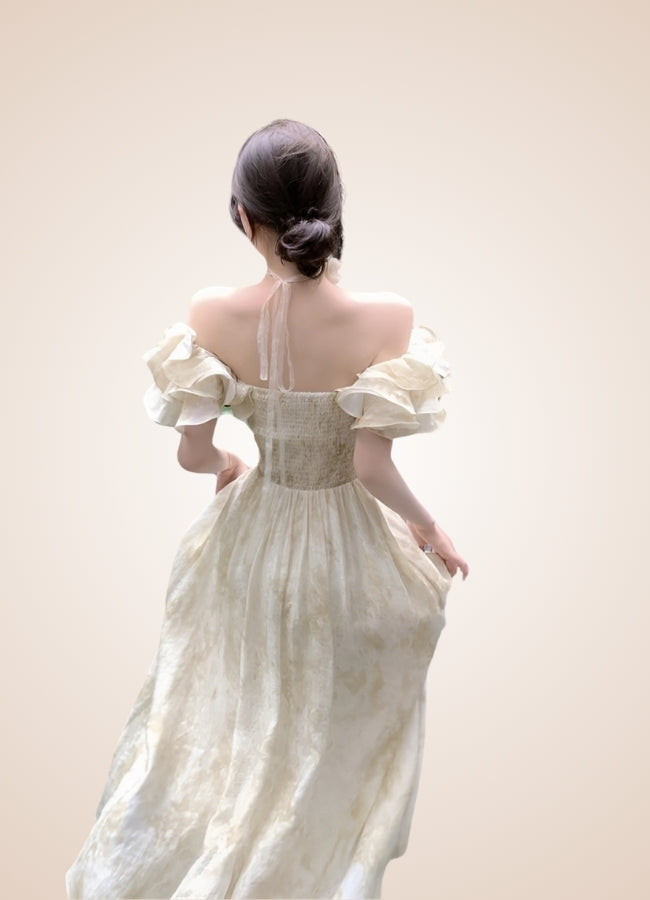 Women's Steampunk Off Shoulder Dress - Steampunk Australia