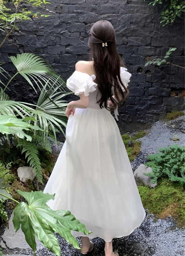 Women's Steampunk Off Shoulder Dress - Steampunk Australia