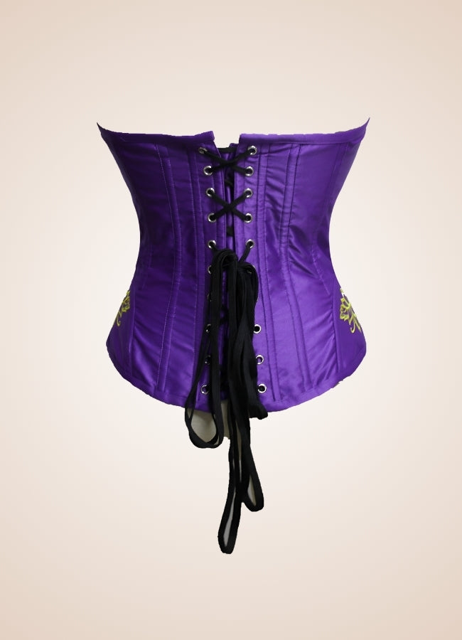 Women's Steampunk Purple Corset - Steampunk Australia