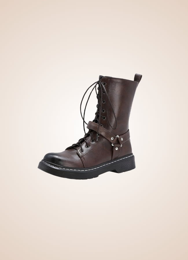 Women's Steampunk Straps Boots - Steampunk Australia