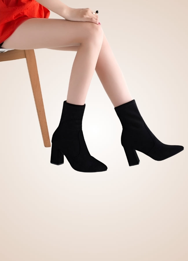 Women's Thick Heel Ankle Boots - Steampunk Australia