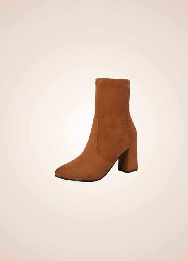 Women's Thick Heel Ankle Boots - Steampunk Australia