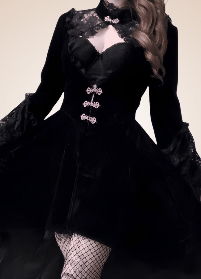 Women's Vintage Gothic Dress - Steampunk Australia