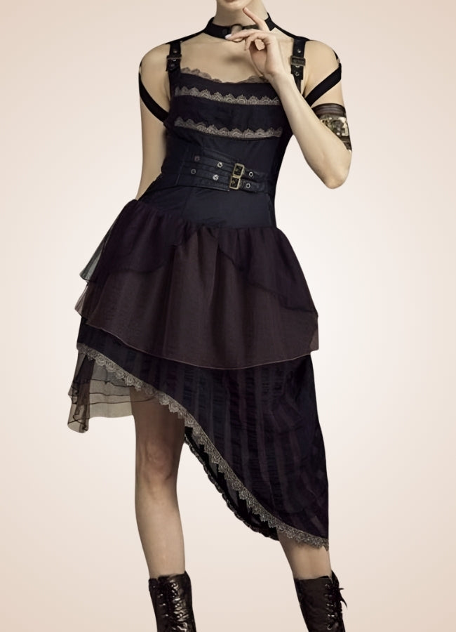 Asymmetrical Steampunk Dress - Steampunk Australia
