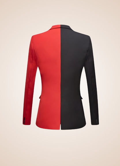 Black And Red Steampunk Jacket - Steampunk Australia