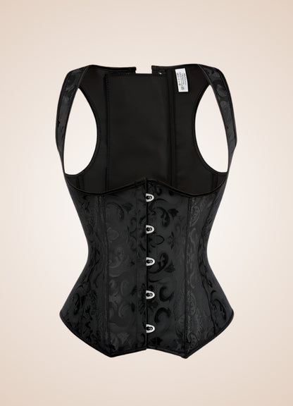 Black Gothic Bustier - Steampunk Australia