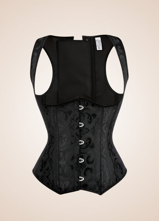 Black Gothic Bustier - Steampunk Australia