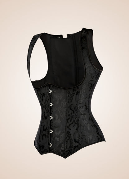 Black Gothic Bustier - Steampunk Australia