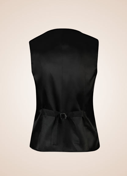 Black Gothic Man Tailcoat Vest - Steampunk Australia