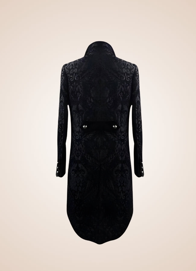 Black Gothic Steampunk Tailcoat - Steampunk Australia