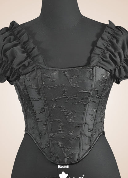 Black Hourglass Steampunk Corset - Steampunk Australia