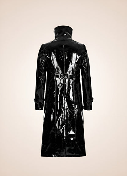 Black Punk Men's Frock Coat - Steampunk Australia