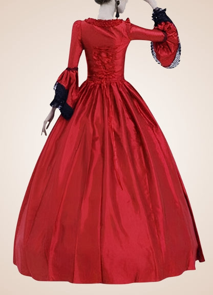 Black Red Victorian Steampunk Dress - Steampunk Australia