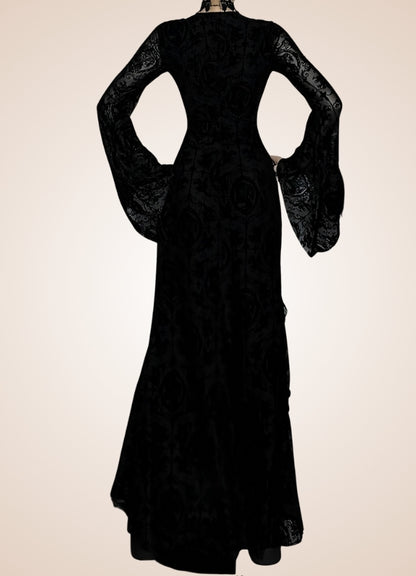 Black Steampunk Collar Corset Dress - Steampunk Australia