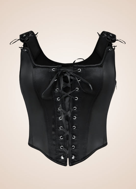 Black Steampunk Corset - Steampunk Australia