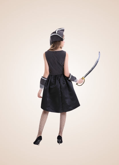 Black Steampunk Pirate Dress - Steampunk Australia