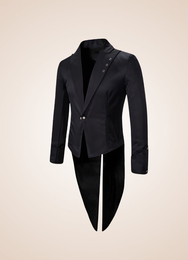 Black Steampunk Tailcoat - Steampunk Australia