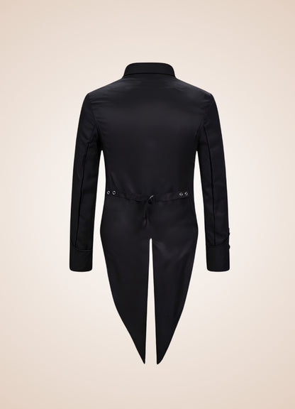 Black Steampunk Tailcoat - Steampunk Australia