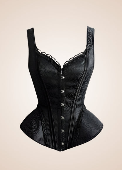 Black Victorian Steampunk Corset - Steampunk Australia