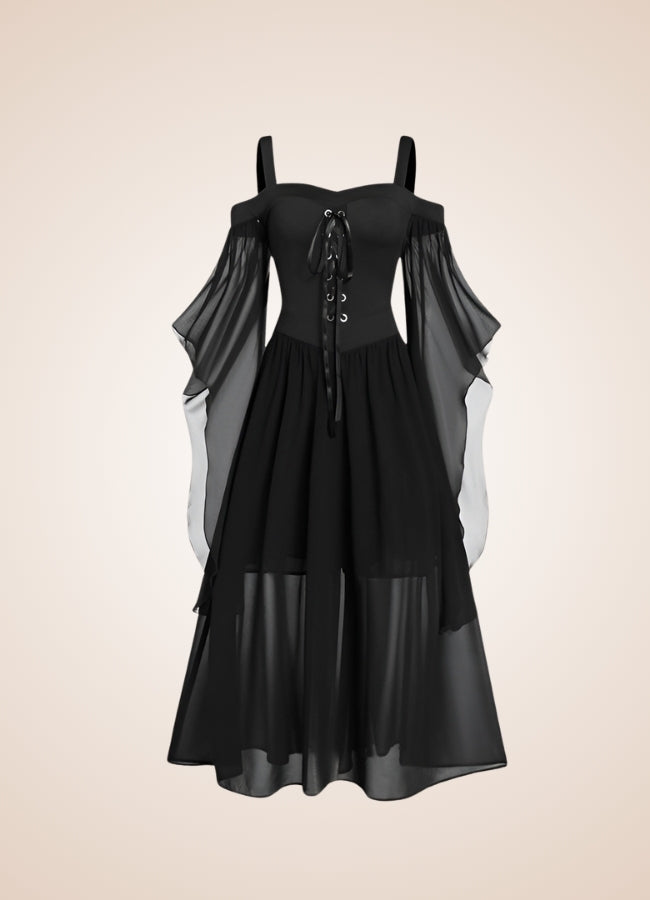 Black Victorian Steampunk Dress - Steampunk Australia
