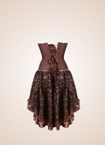 Brown Steampunk Pirate Dress - Steampunk Australia