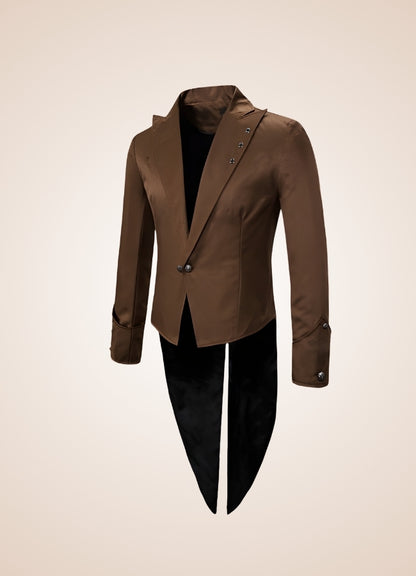 Brown Steampunk Tailcoat - Steampunk Australia