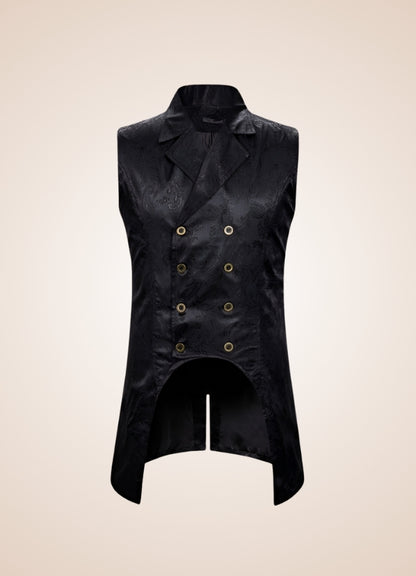 Button Gothic Steampunk Vest - Steampunk Australia