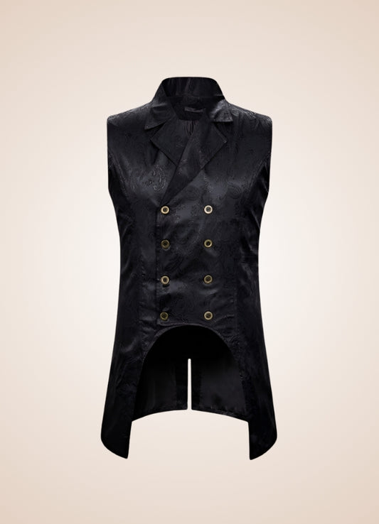 Button Gothic Steampunk Vest - Steampunk Australia