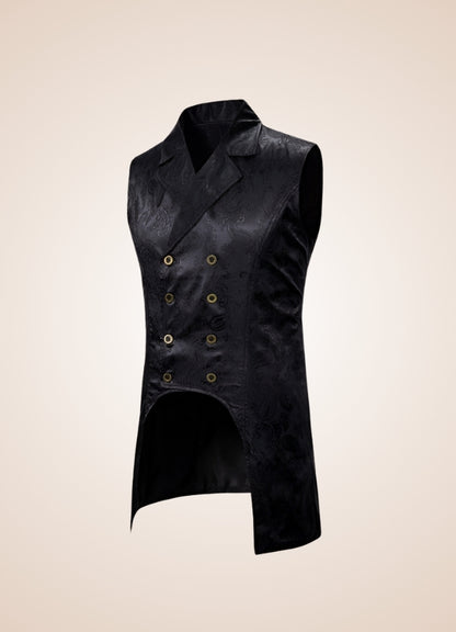 Button Gothic Steampunk Vest - Steampunk Australia