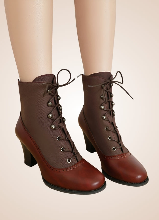 Chunky Heel Steampunk Boots - Steampunk Australia