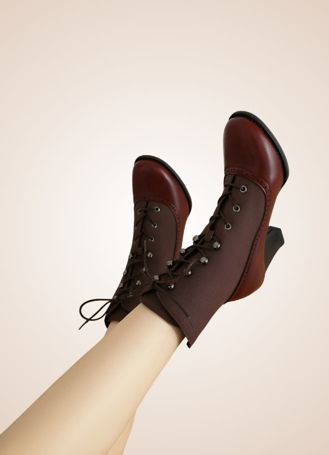 Chunky Heel Steampunk Boots - Steampunk Australia