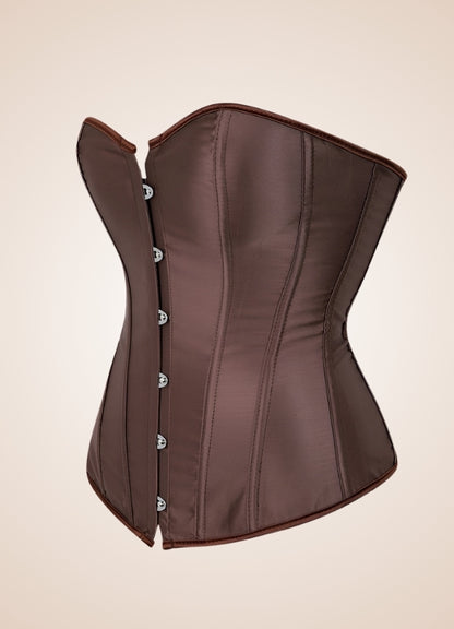 Classic Brown Steampunk Corset - Steampunk Australia