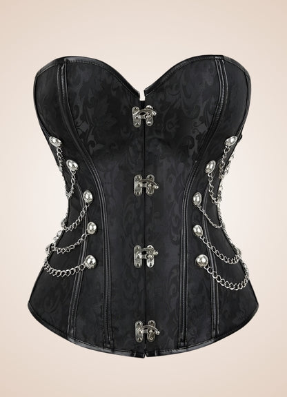 Classic Steampunk Chain Corset - Steampunk Australia