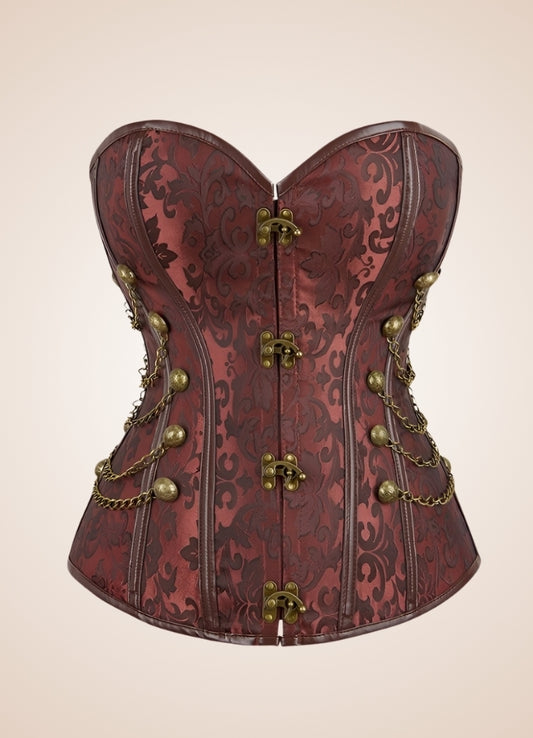 Classic Steampunk Chain Corset - Steampunk Australia