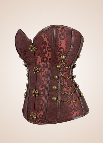 Classic Steampunk Chain Corset - Steampunk Australia