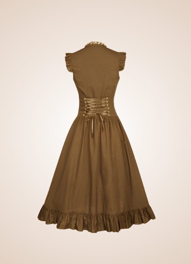Classic Steampunk Summer Dress - Steampunk Australia