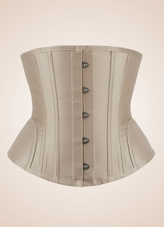 Cream Steampunk Corset - Steampunk Australia