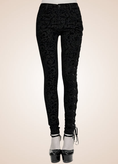 Devil Gothic Skinny Pants - Steampunk Australia